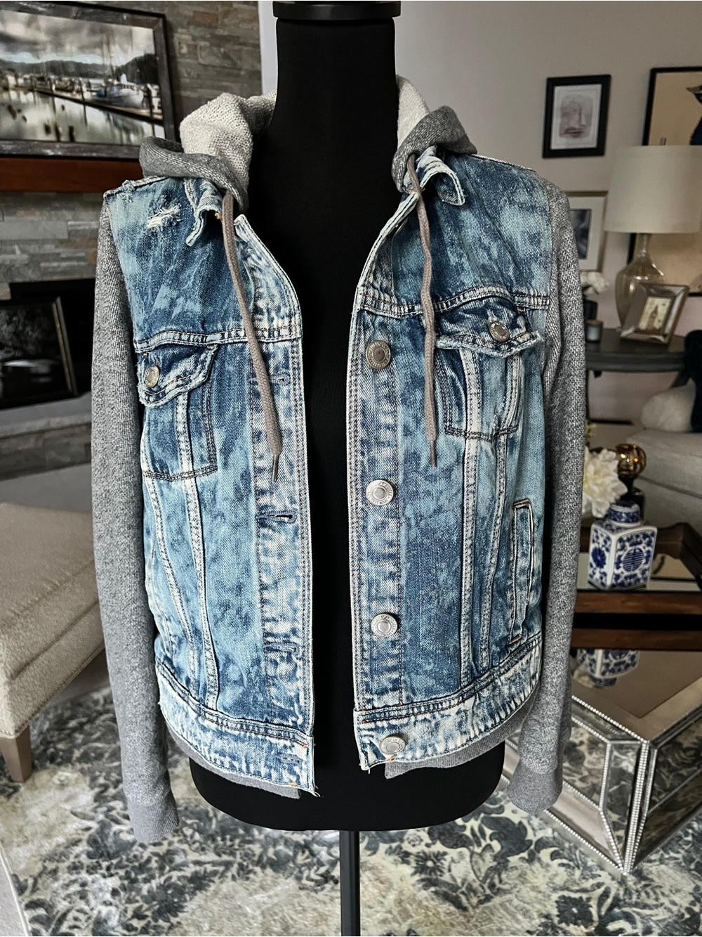 American Eagle Outfitters Tie Dye Hooded Jacket/Sweatshirt - Picture 8 of 10